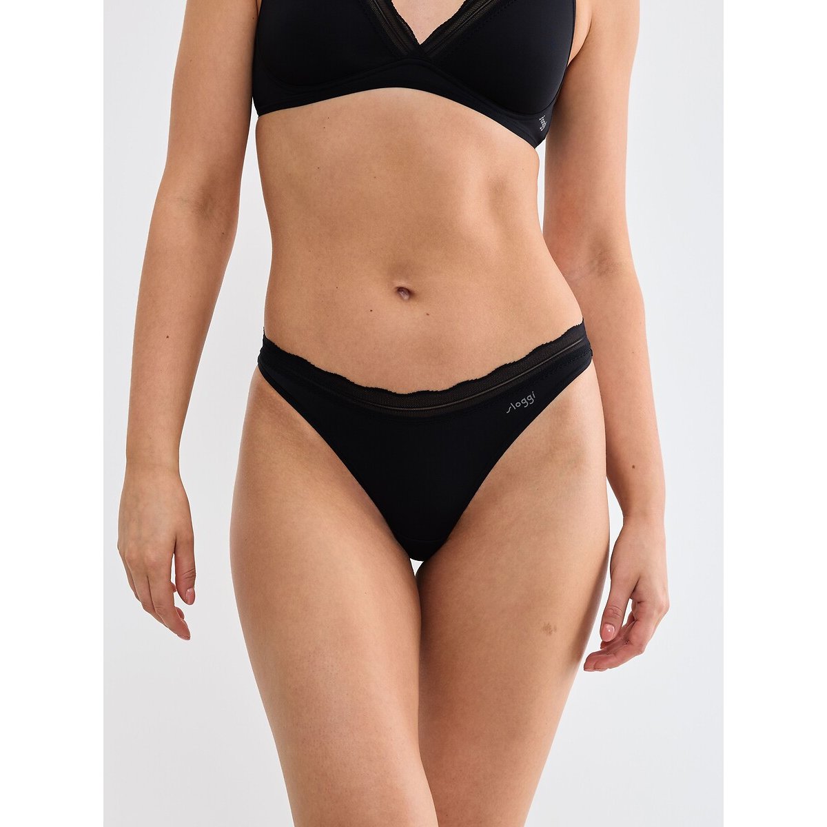 Confezione da 2 tanga GO BLUSH nero + nero , SLOGGI