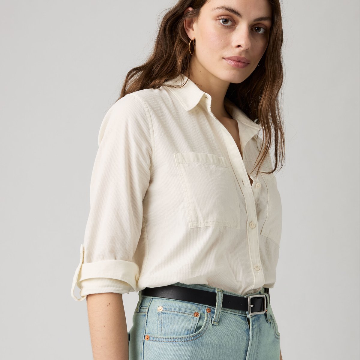 Chemise Utility manche longue Aspen blanc - egret, LEVI'S