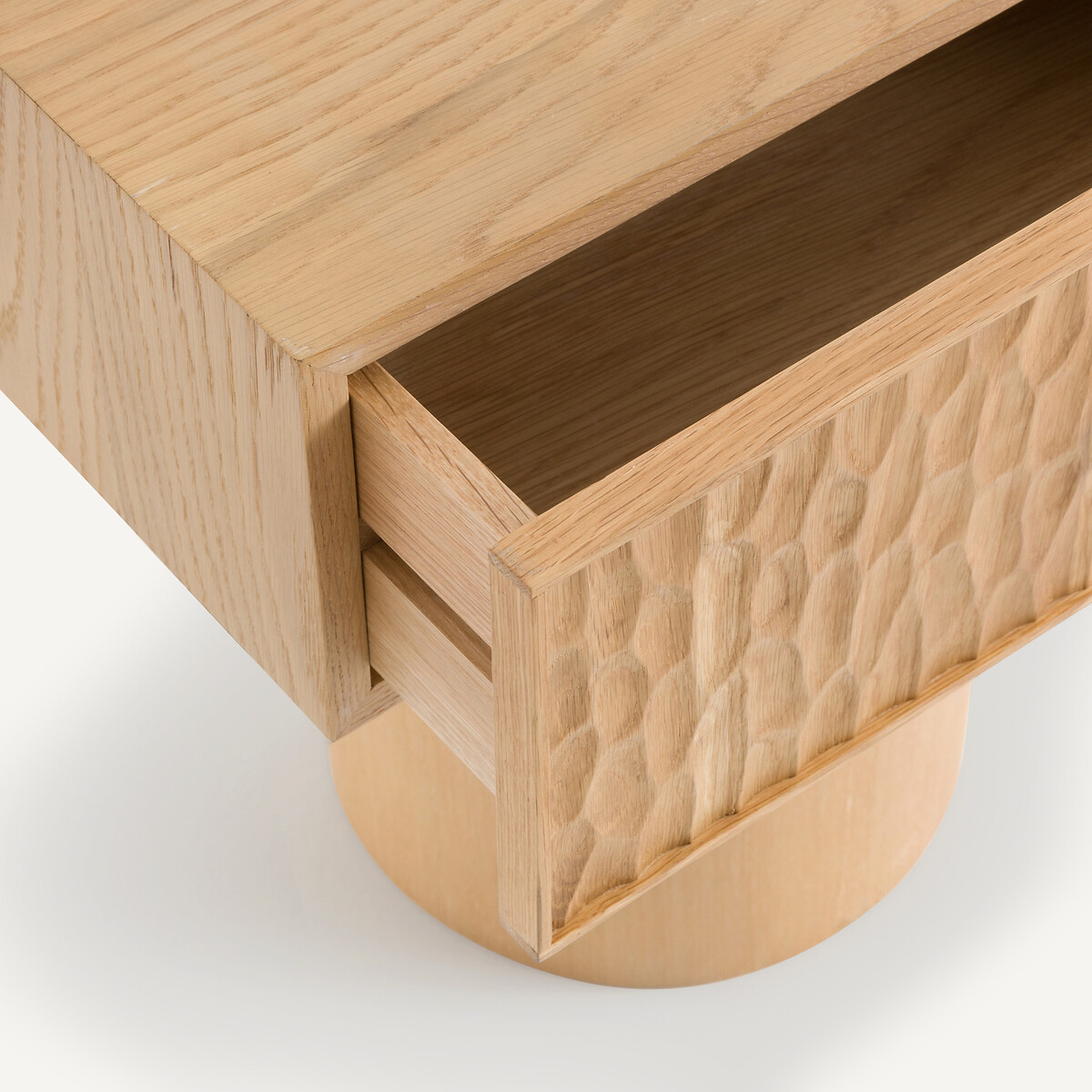Mason Bedside Table in Solid Oak and Oak Veneer natural oak, AM.PM