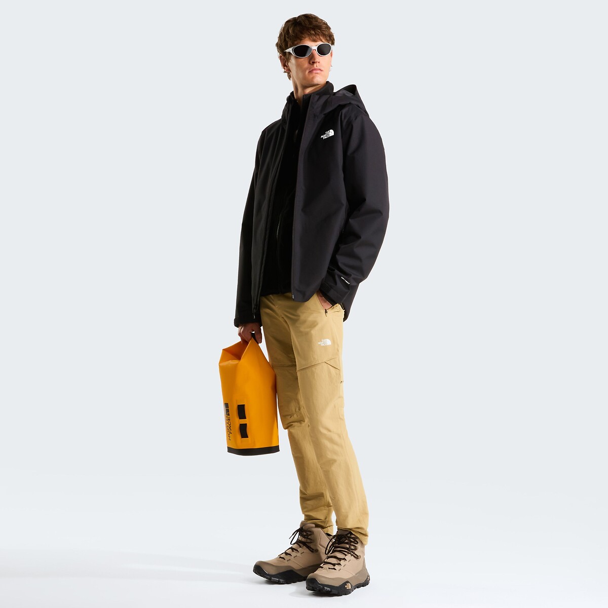Quest 2-in-1 Hooded Jacket with Fleece black, THE NORTH FACE
