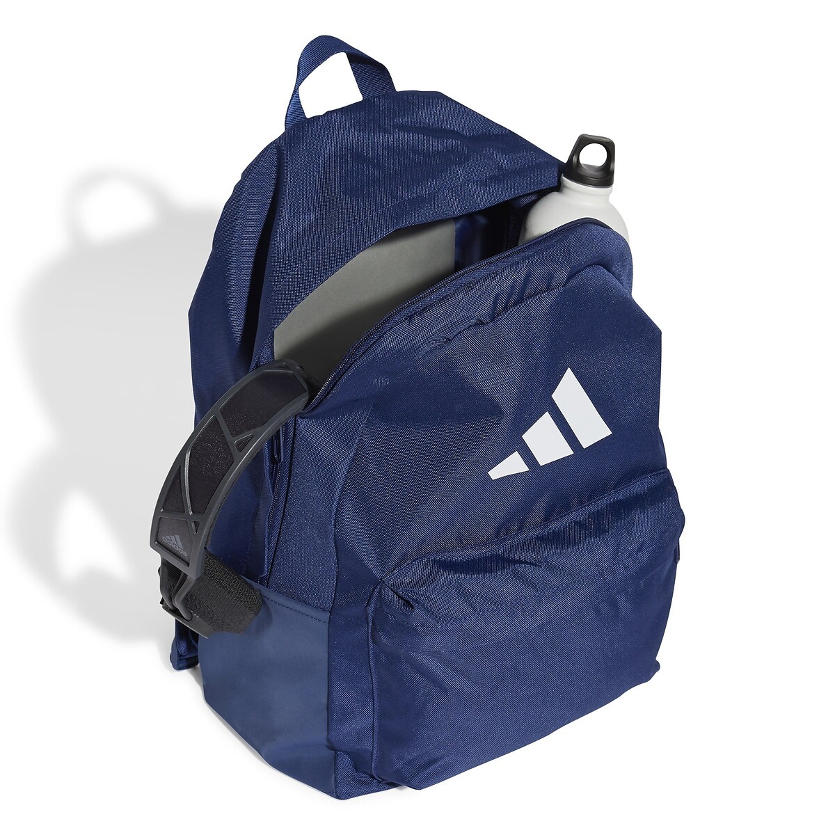 Mochila clássica com logótipo de 3 listas marinho, adidas Performance