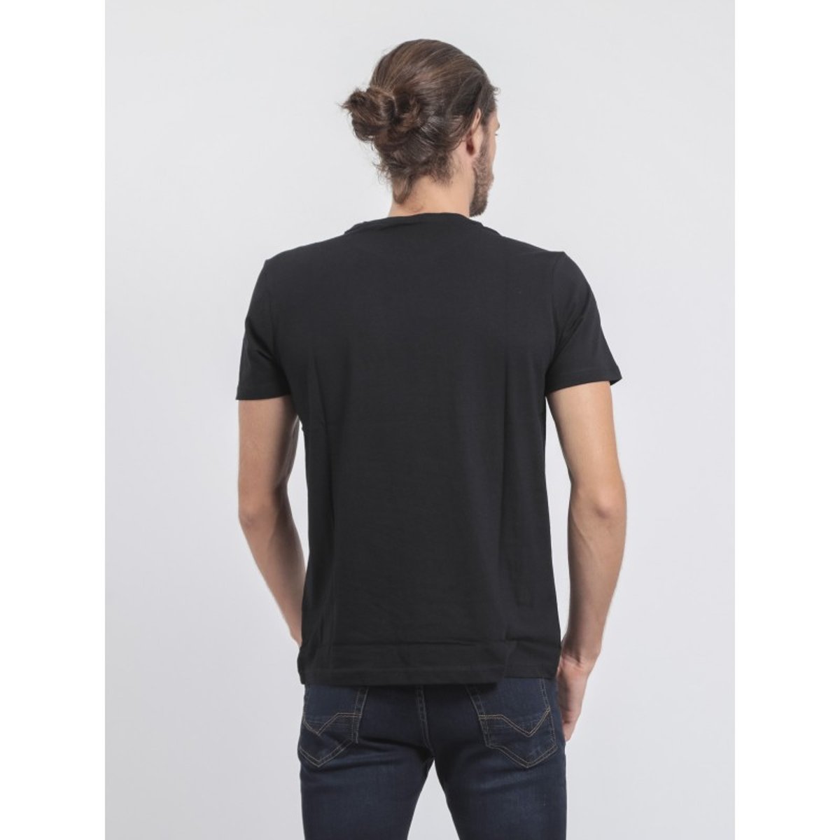 T-shirt Col Rond Pur Coton Jamijel noir, RITCHIE
