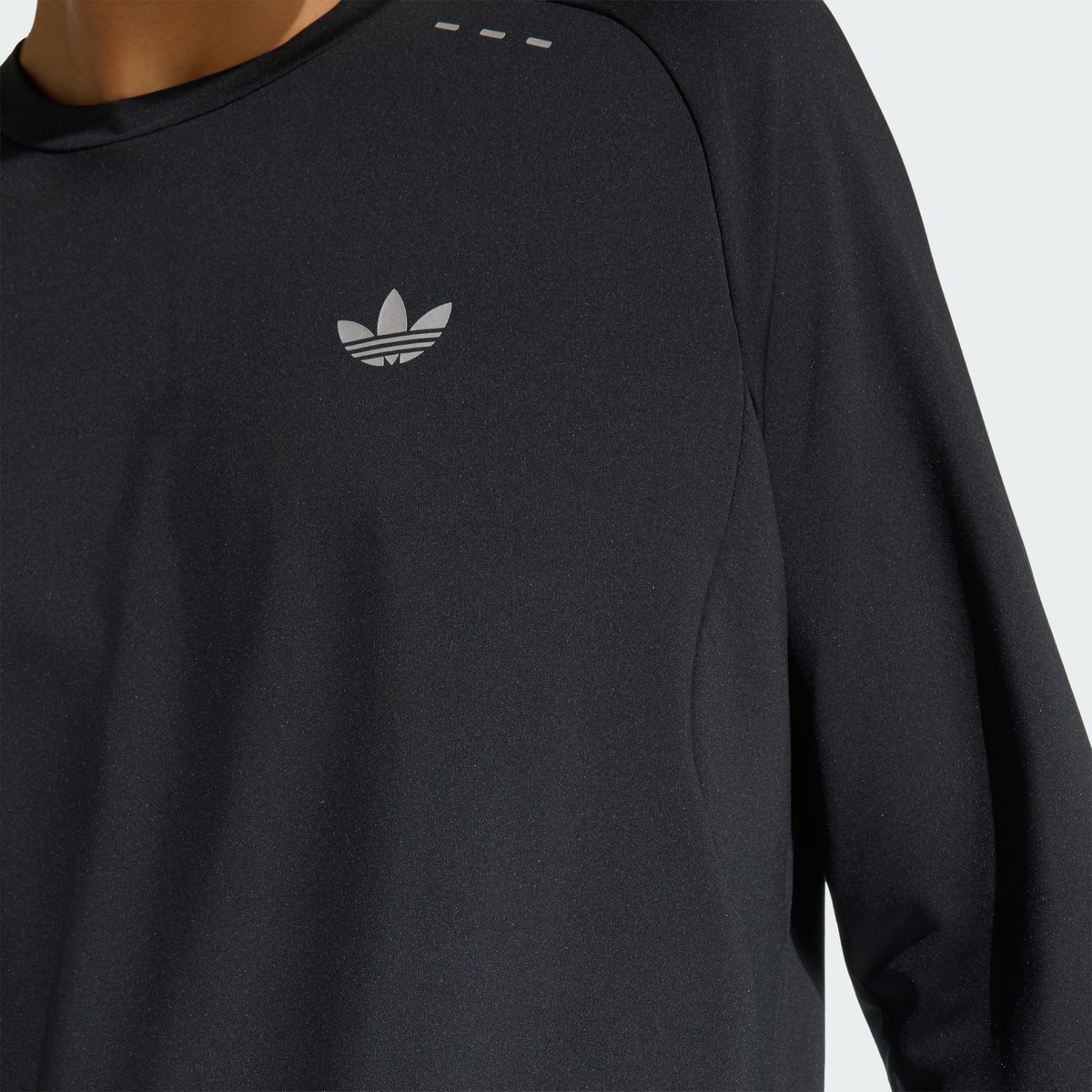 Maillot Manches Longues Tech Trefoil Essentials Poly Maillot Manches Longues Tech Trefoil Essentials Poly black, adidas Originals
