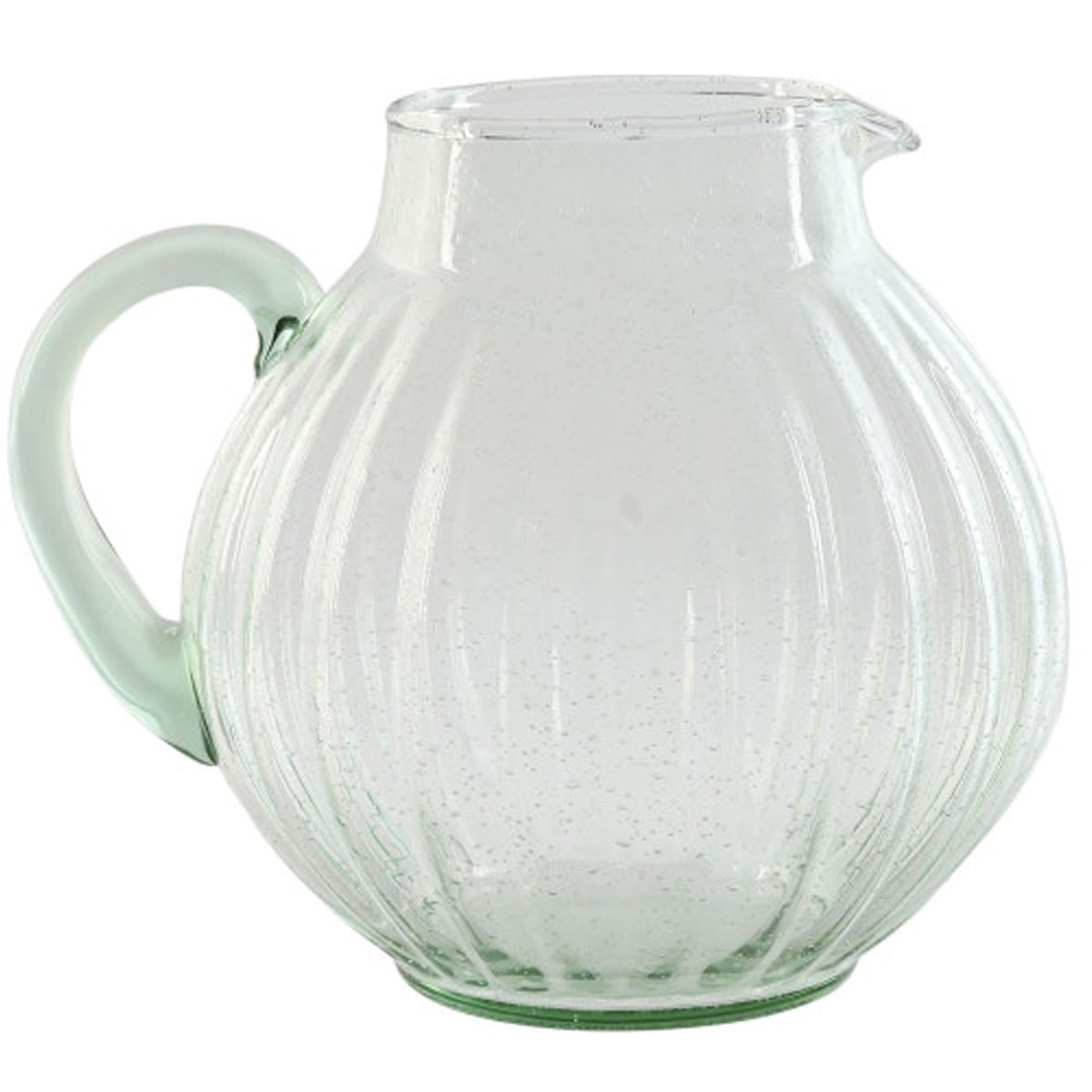 Pichet à eau ou jus de fruits en verre vert 3,25L vert, WADIGA