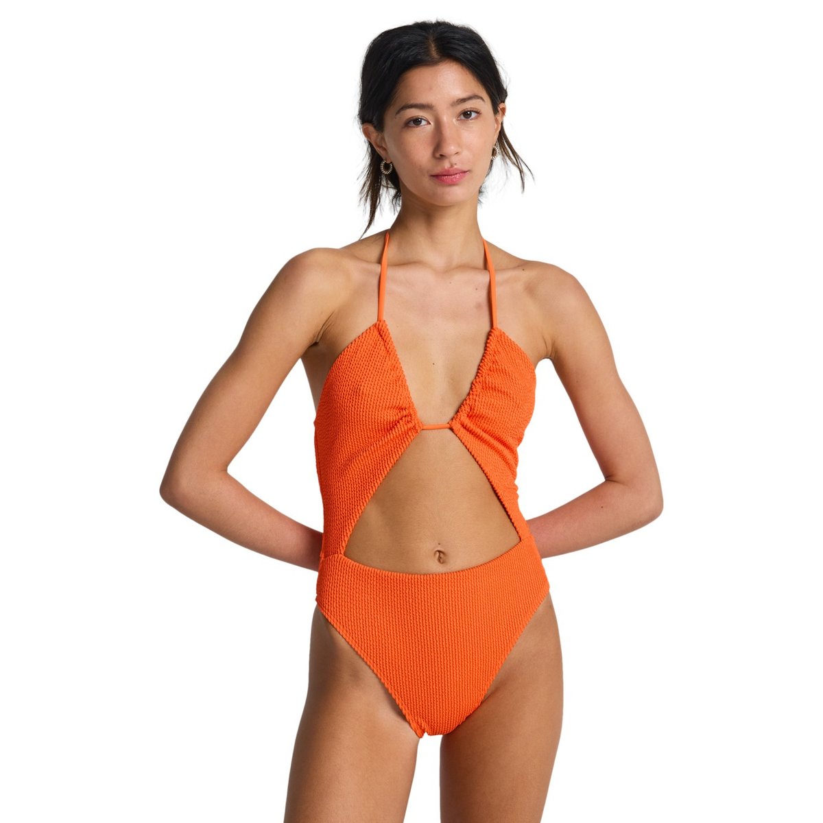 Maillot de bain une pièce bustier SUMMER HIGH SALTY ONE-PIECE orange fusion orange, BILLABONG