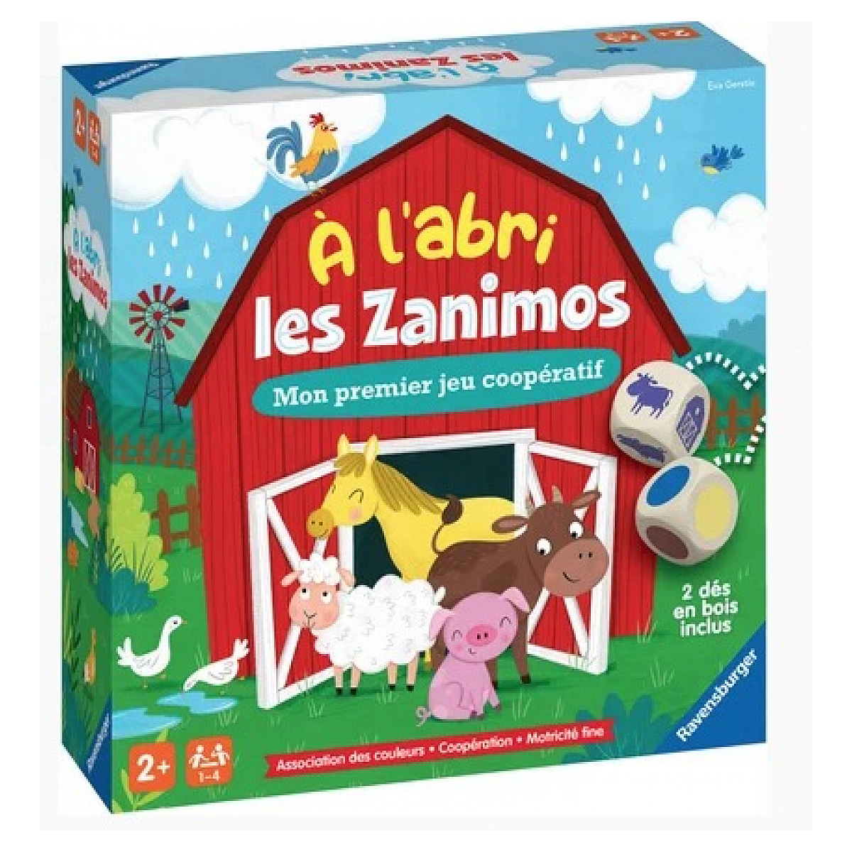 A l abris les Zanimos - Jeu de societe couleur unique, RAVENSBURGER