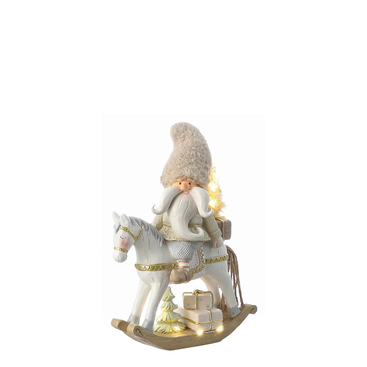 Figurine père noël avec LED artificielle H26 PLAY gris, SIA DECO