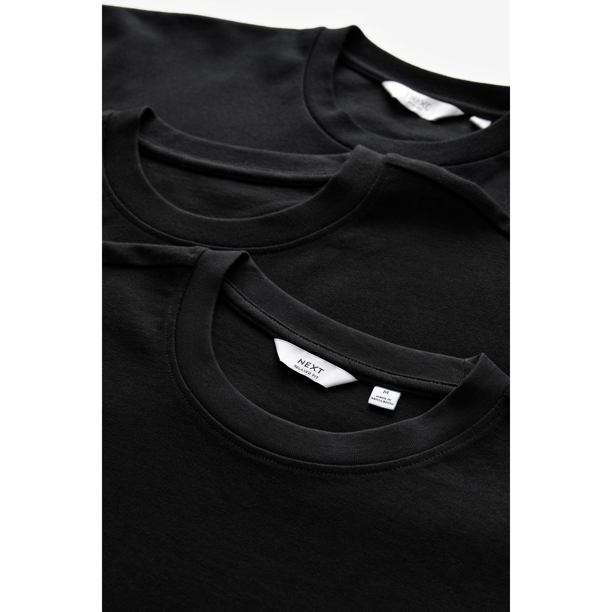 T-shirt noir, NEXT