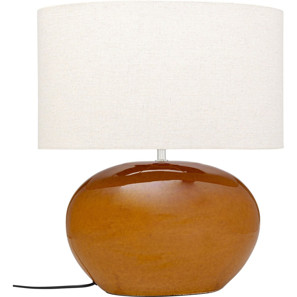 Lampe en grès et coton, BEO orange, KARE DESIGN