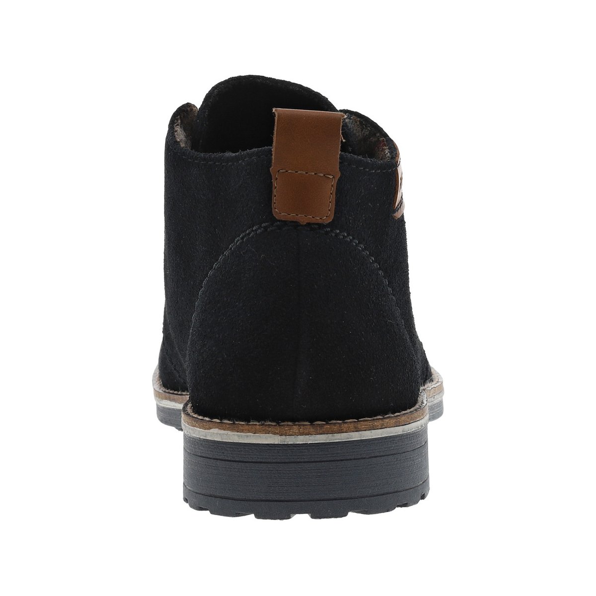 Bottines cuir nubuck bleu, RIEKER