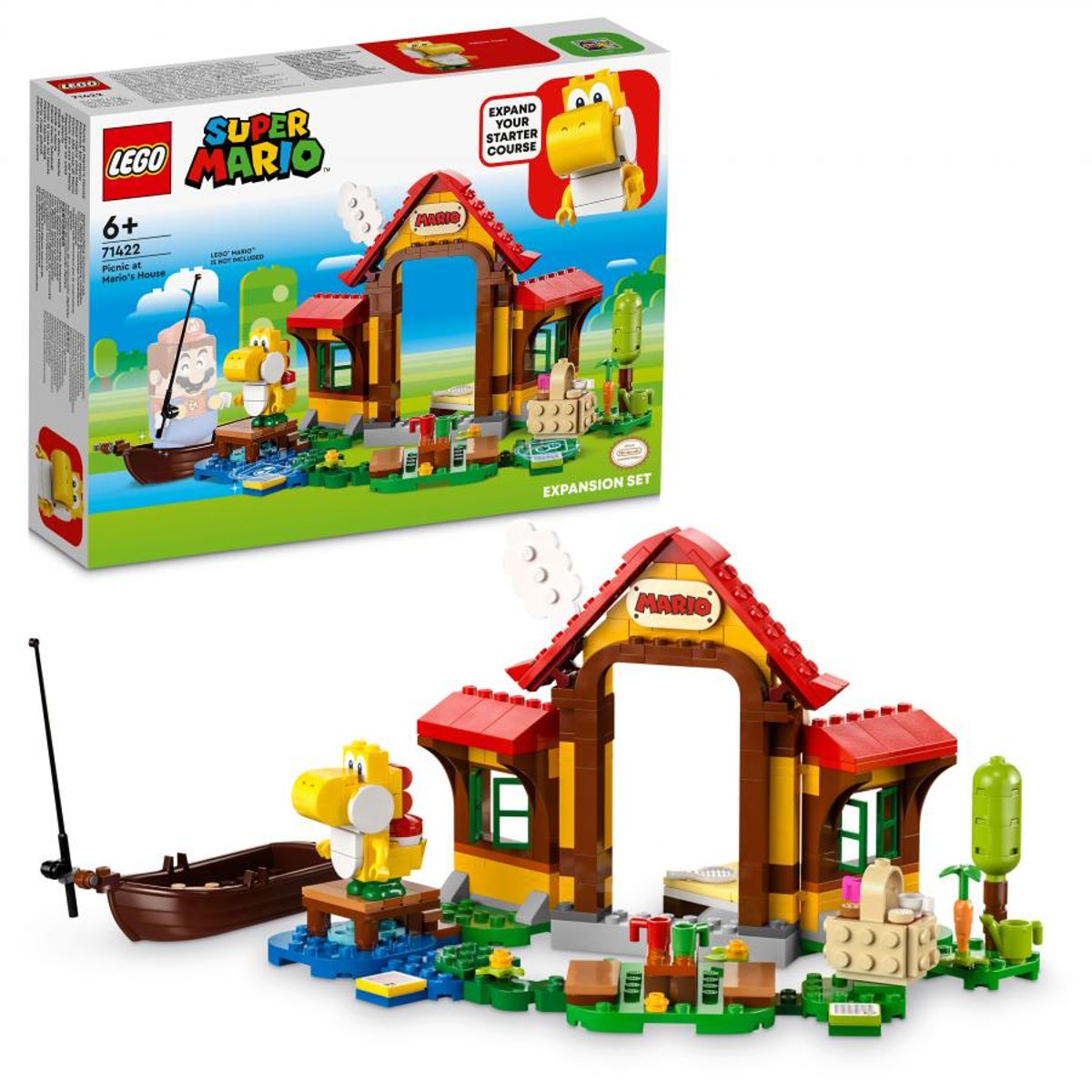71422 - ® - Ensemble dextension pique-nique chez mario couleur unique, LEGO