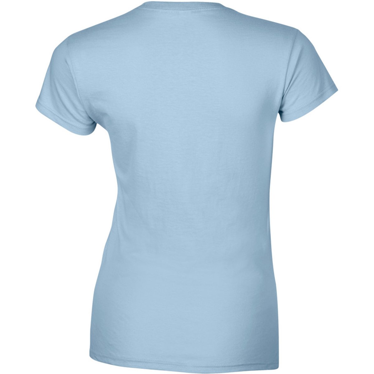 T-shirt uni manches courtes SOFTSTYLE bleu clair, GILDAN