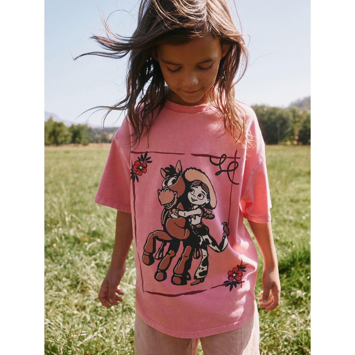 T-shirt oversize toy story jessie rouge, NEXT