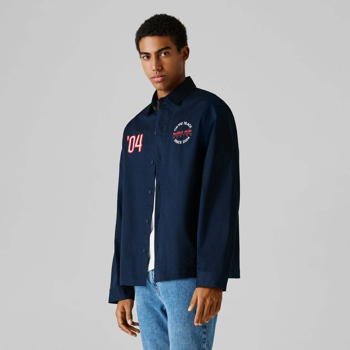 Red Bull Racing Surchemise En Sergé Coupe Oversize marine, PEPE JEANS