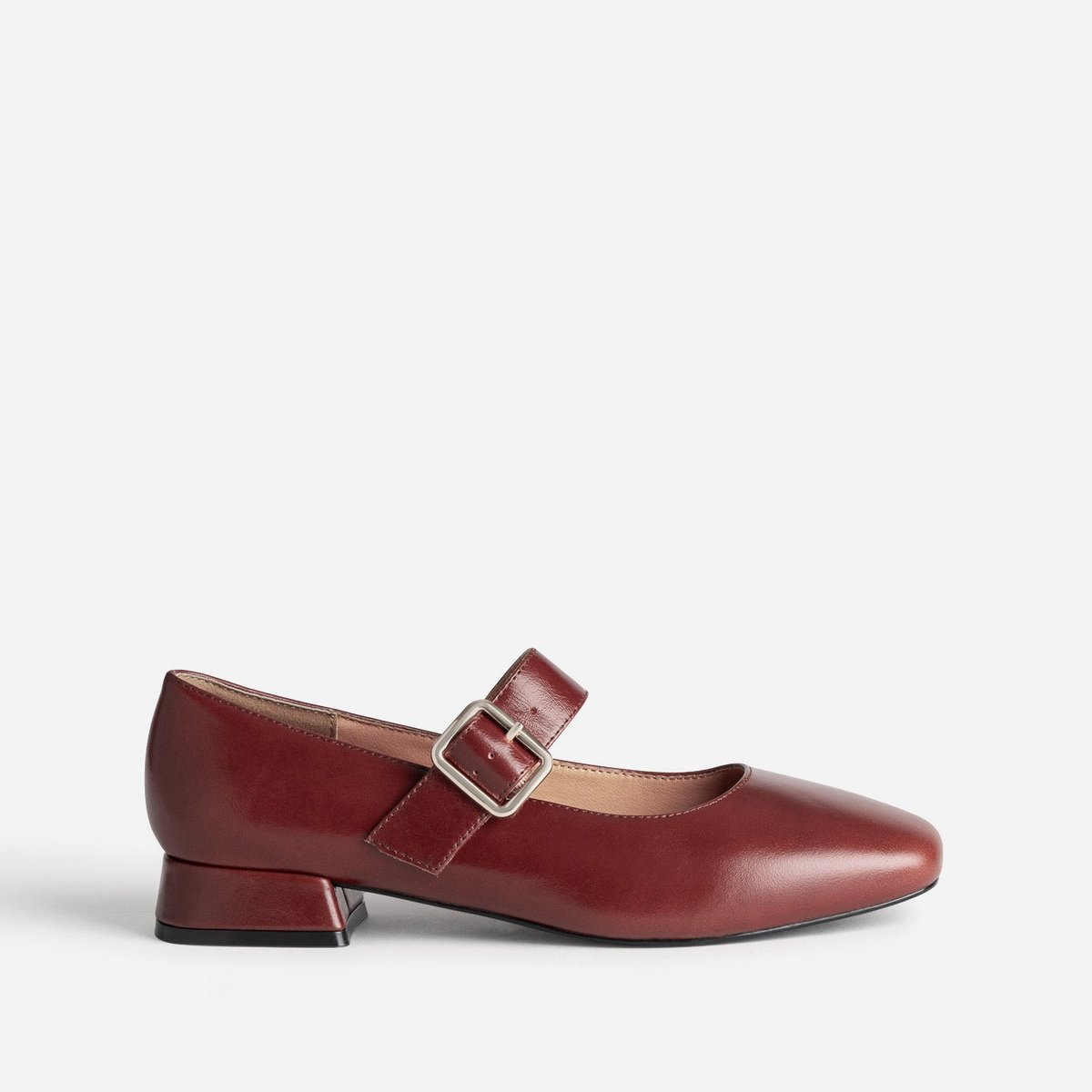 Ballerine en cuir BEATRICE cognac, ERAM
