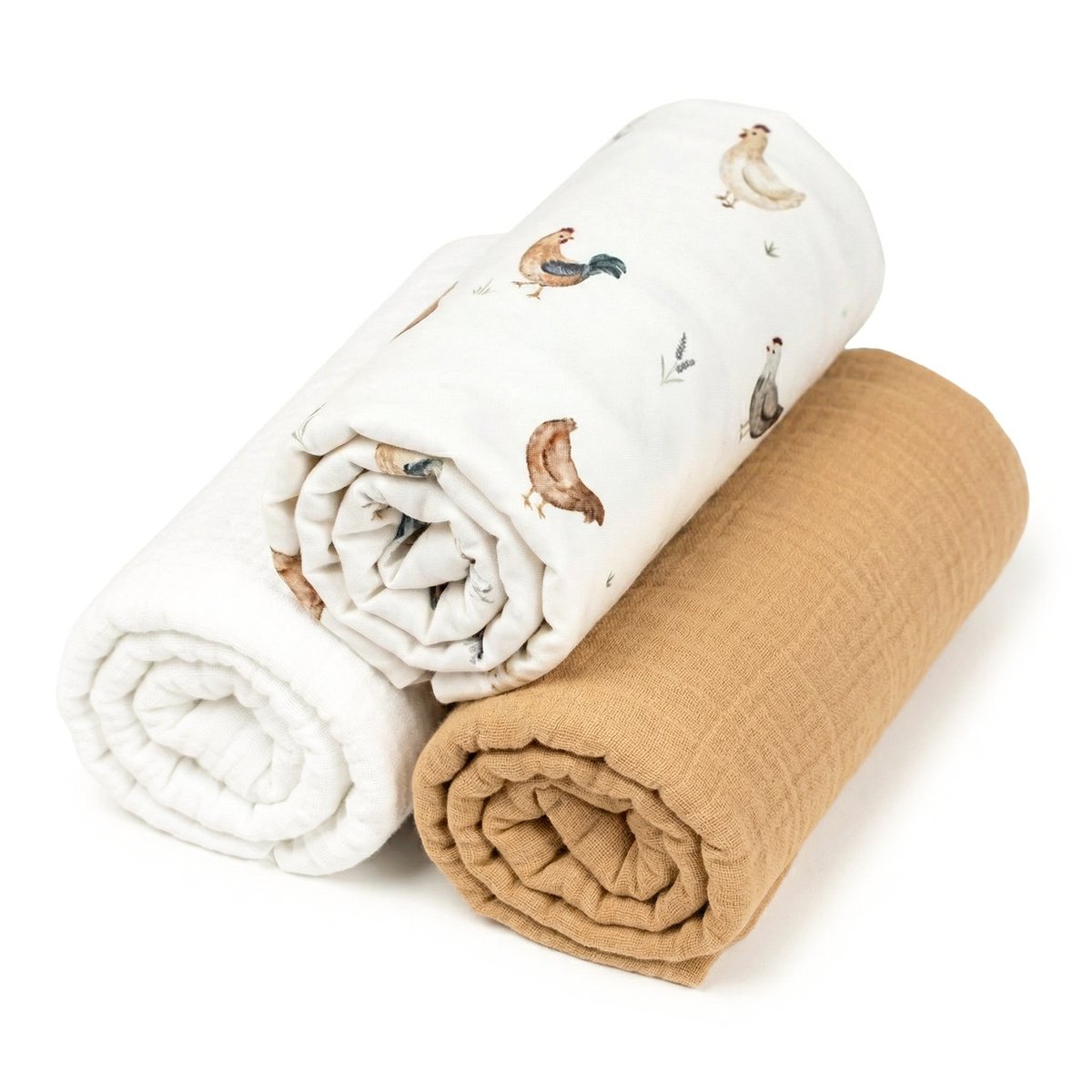 Lot de 3 draps housses couffin panier moïse coton GALLINA écru, SEVIRA KIDS