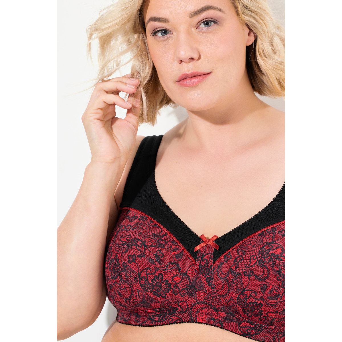 Soutien-gorge de maintien, sans armatures noir, ULLA POPKEN