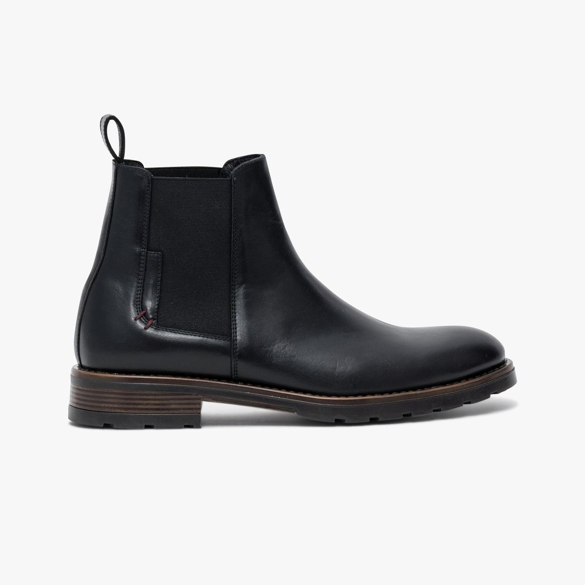 Boots À Talon en cuir ONOFRE noir, BOCAGE