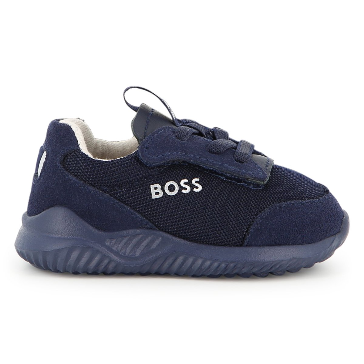 Baskets basses à lacets bleu cargo, BOSS KIDSWEAR