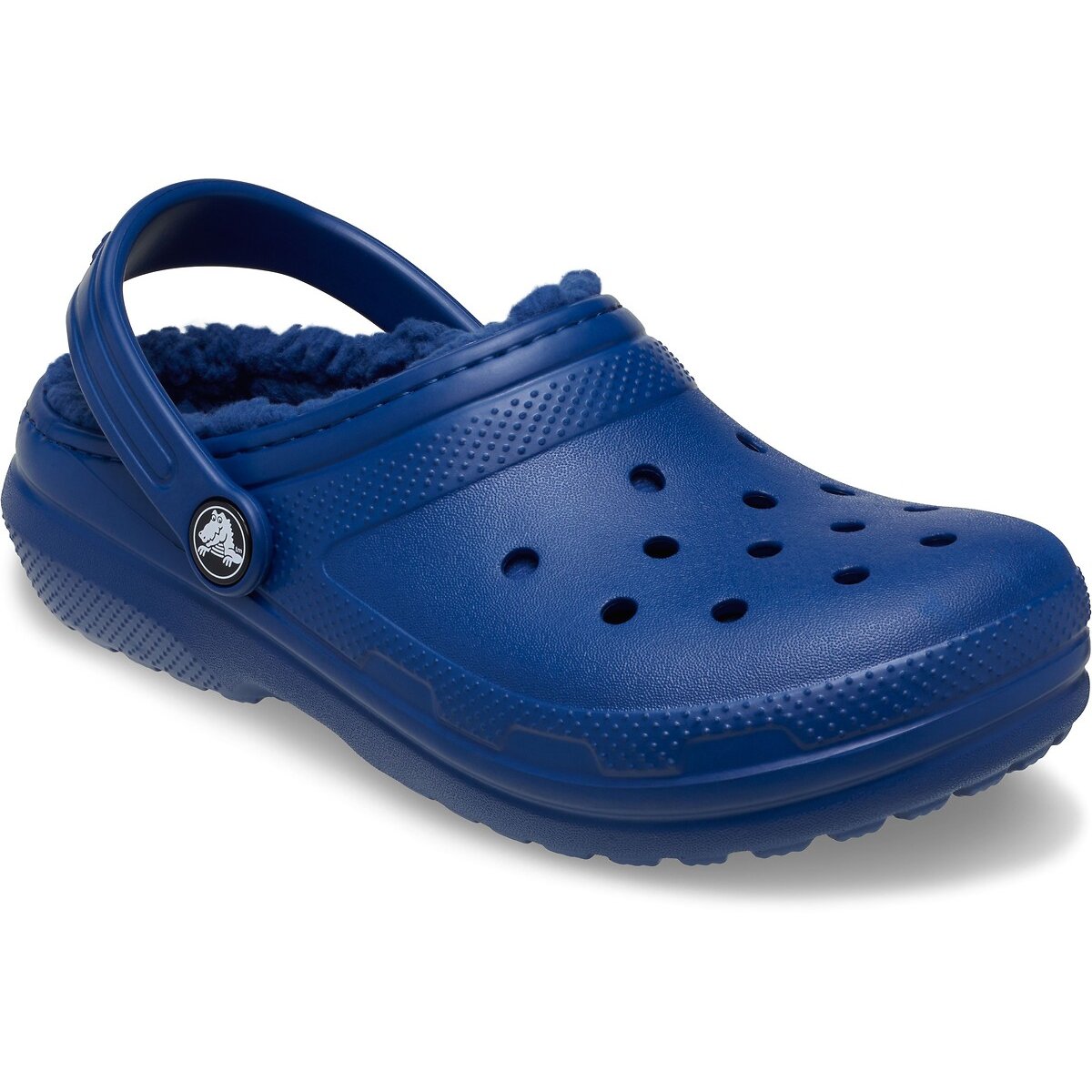 Gevoerde klompen CLASSIC LINED T blauw, CROCS