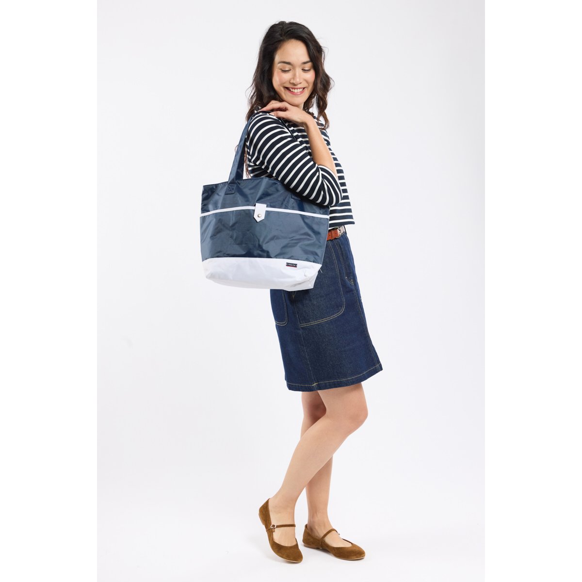 Sac shopping marine deep/milk, ARMOR-LUX