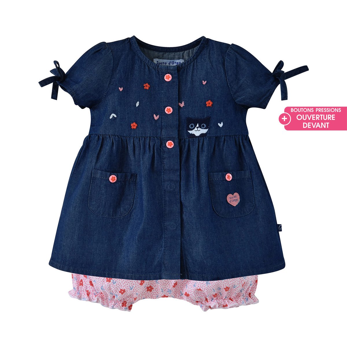 Robe en jean bloomer elea bleu, SUCRE D'ORGE