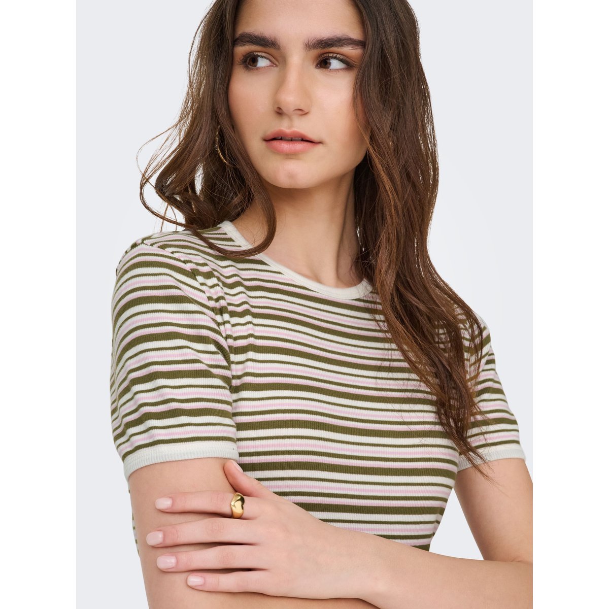 T-Shirt fir green 1, JDY