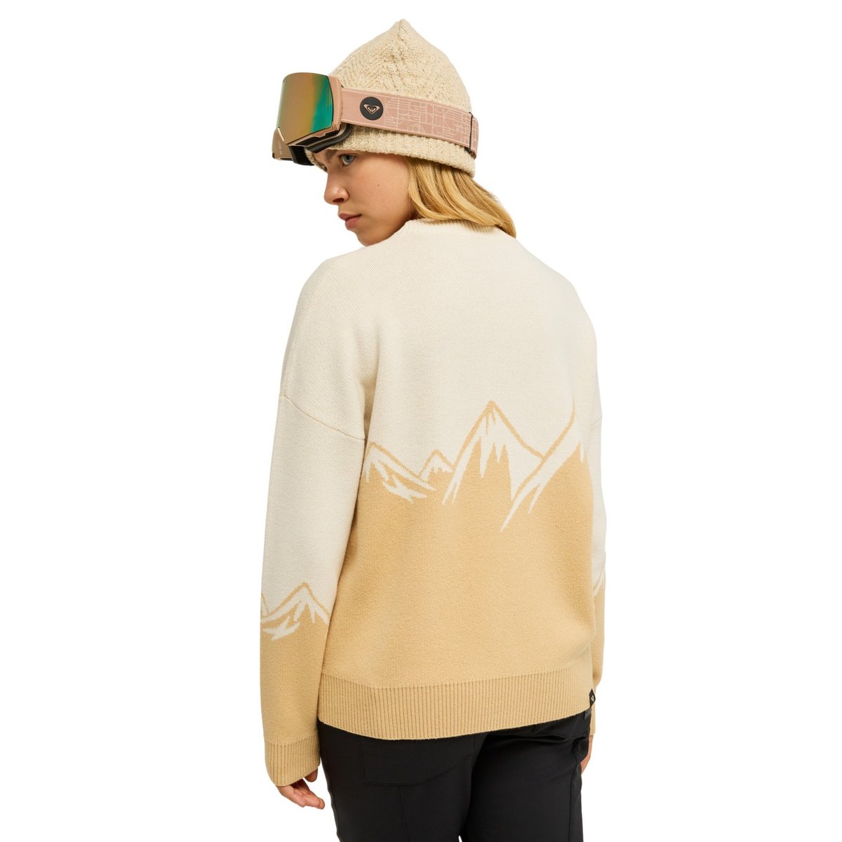 Haut première couche technique COZY SOUND. blanc mount placement whisper white, ROXY