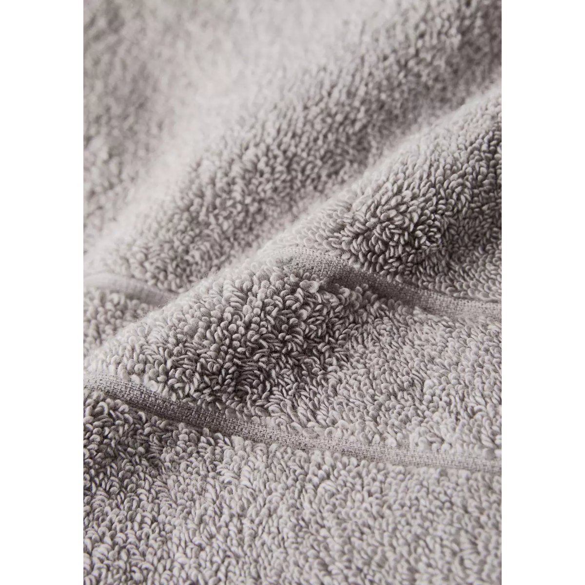 Serviette invité 100 % coton gris, MANGO HOME