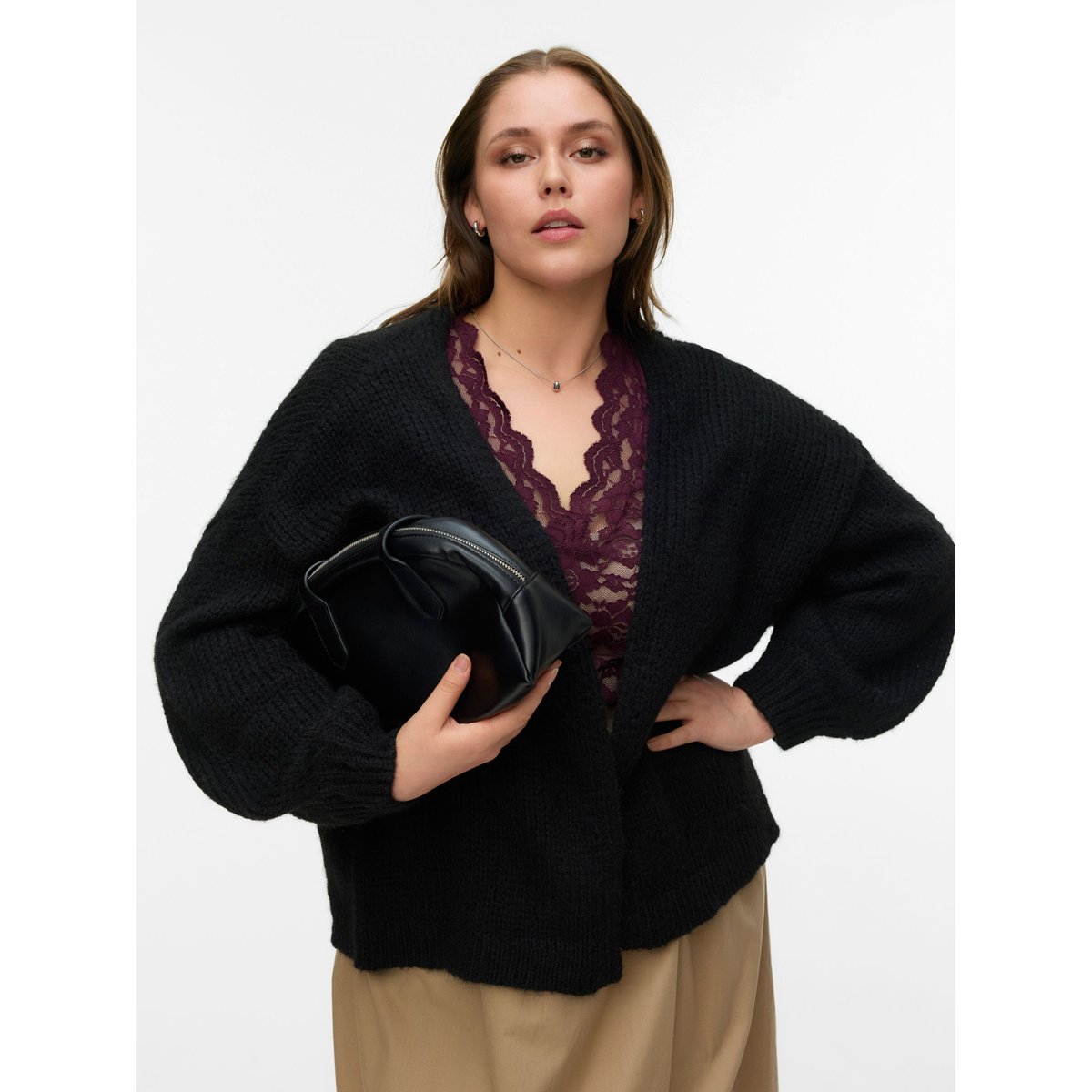 Cardigan black 1, VERO MODA