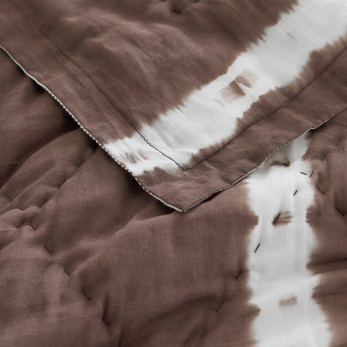 Edredon en coton tie and dye, SIRIO chocolat épicé, AM.PM