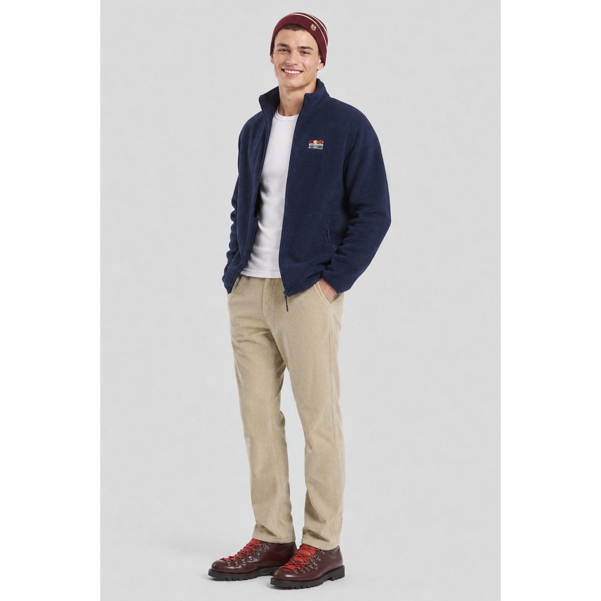 Polaire moutonnée PEMBROKE navy, BERMUDES