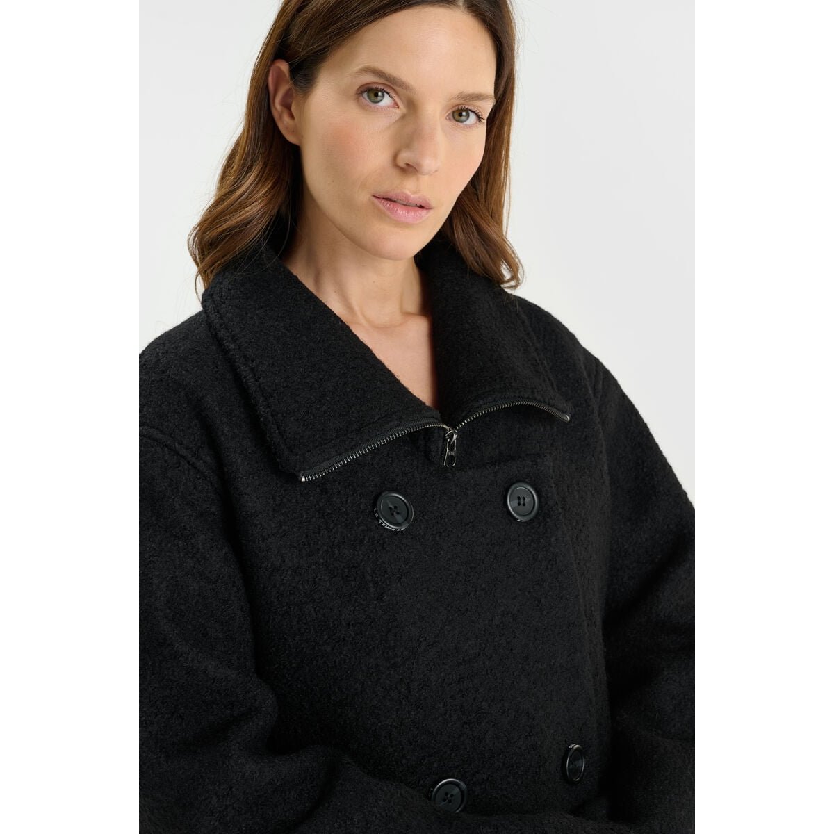Manteau ETAN black, LE TEMPS DES CERISES