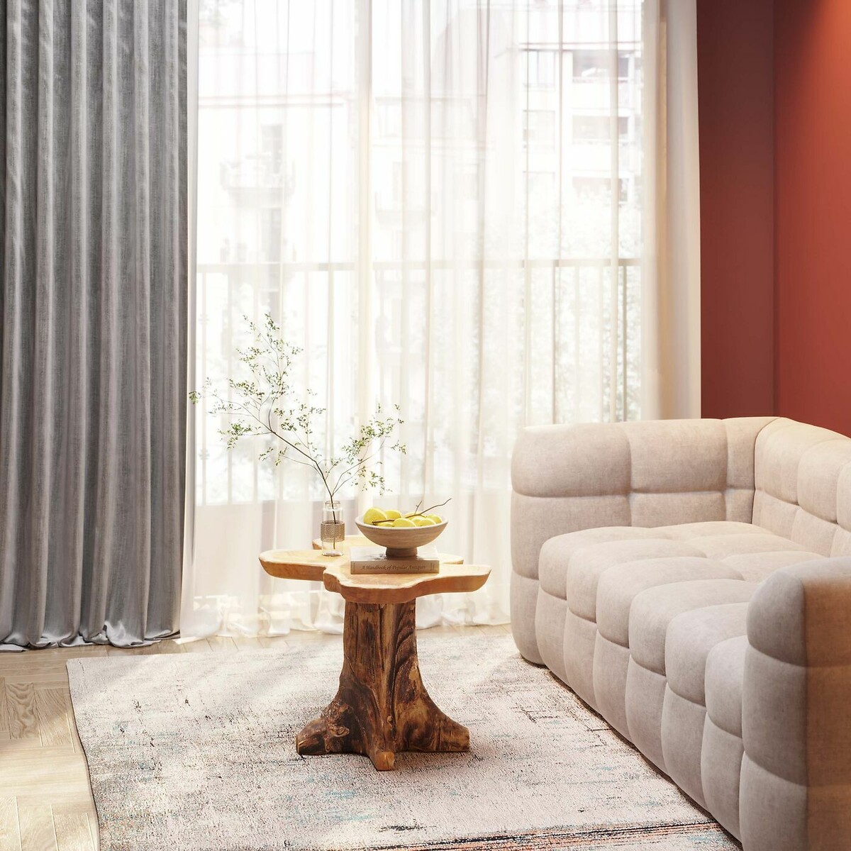 Table d appoint Tree PM nature marron, KARE DESIGN