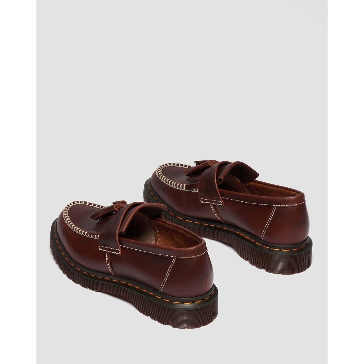 Mocassins Adrian Ben Tassel en cuir Orleans marron, DR. MARTENS
