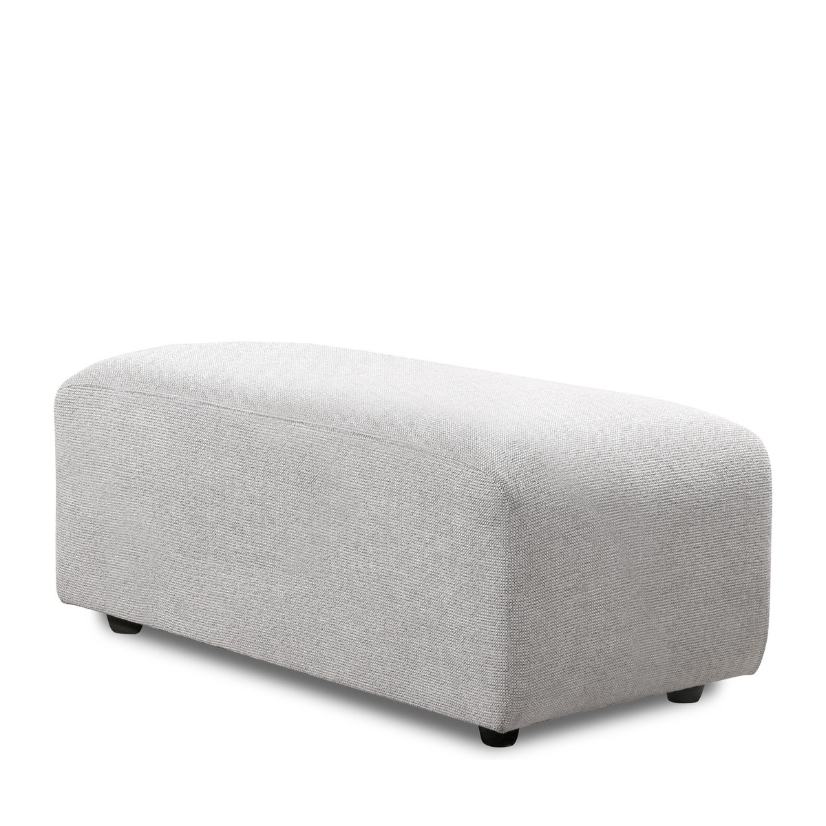 Ottoman en tissu JAX gris clair, HK LIVING