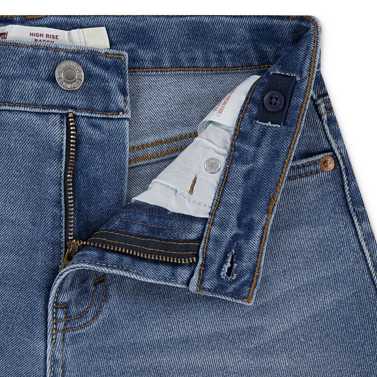 Jean large, forme baggy bleu denim, LEVI'S KIDS