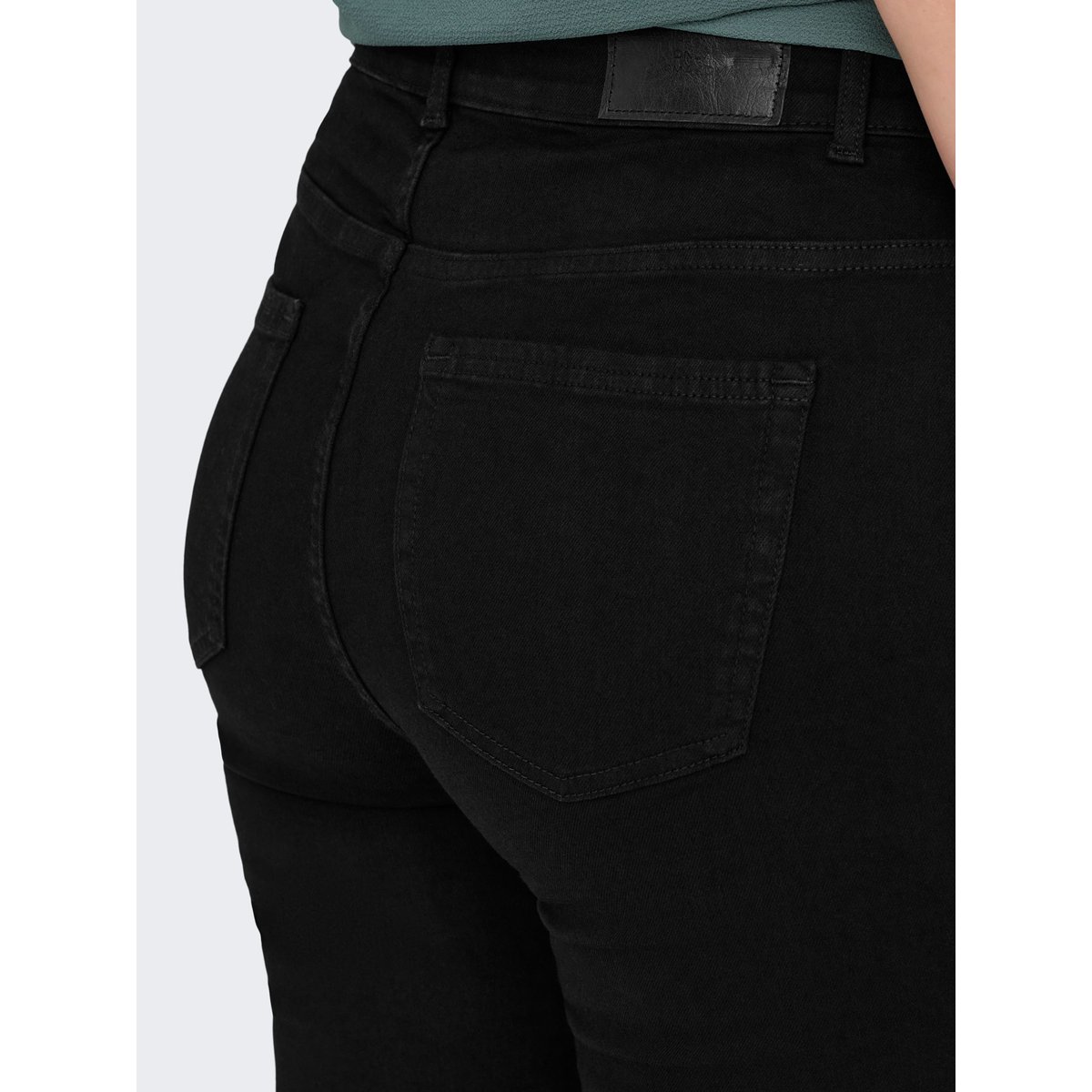 Jean Flared black denim, ONLY CARMAKOMA