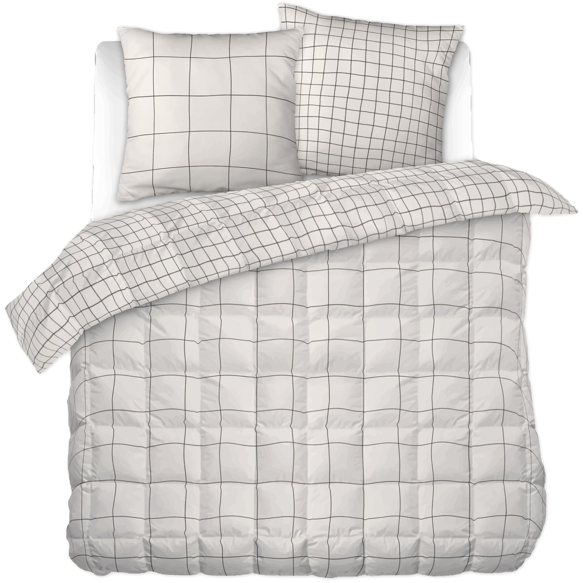 Couette imprimée Coton avec taie Cadri pampa, EDEN