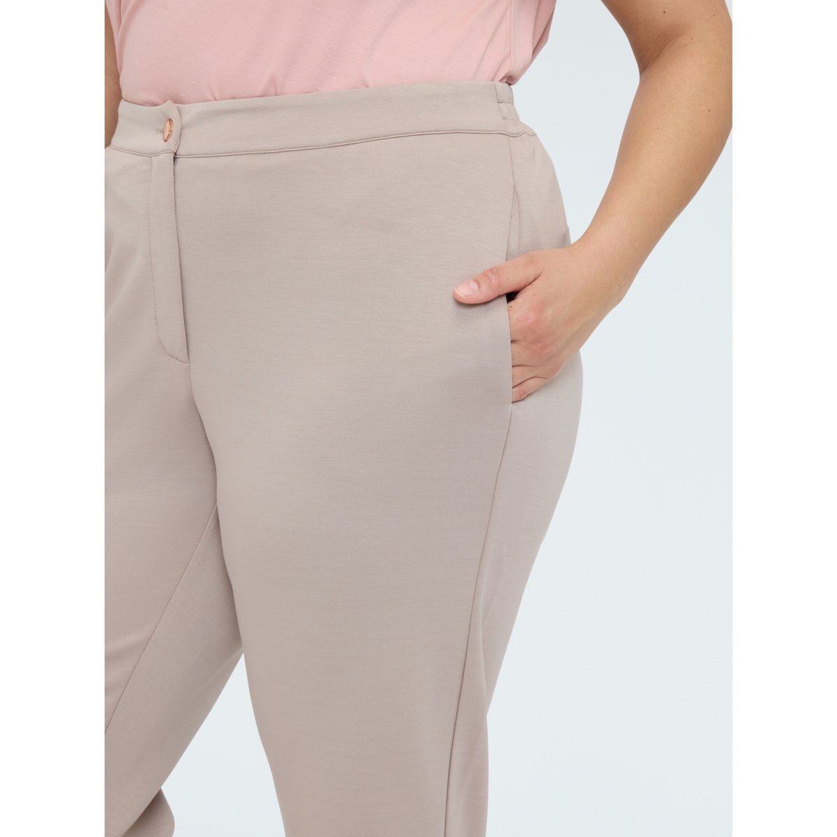 Pantalon Carrot Fit gris, FIORELLA RUBINO