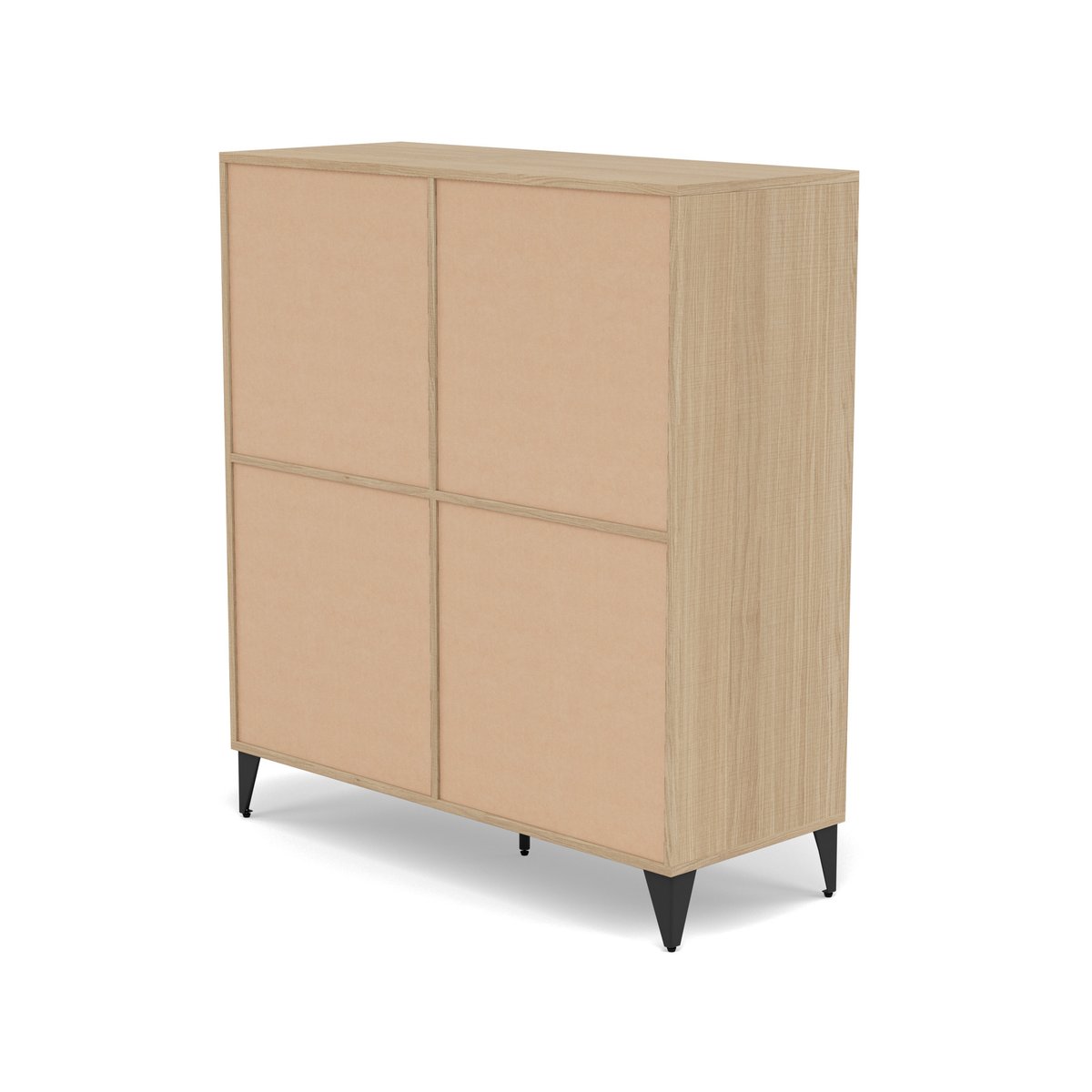 Buffet - TRIBECA bois / noir, BEST MOBILIER