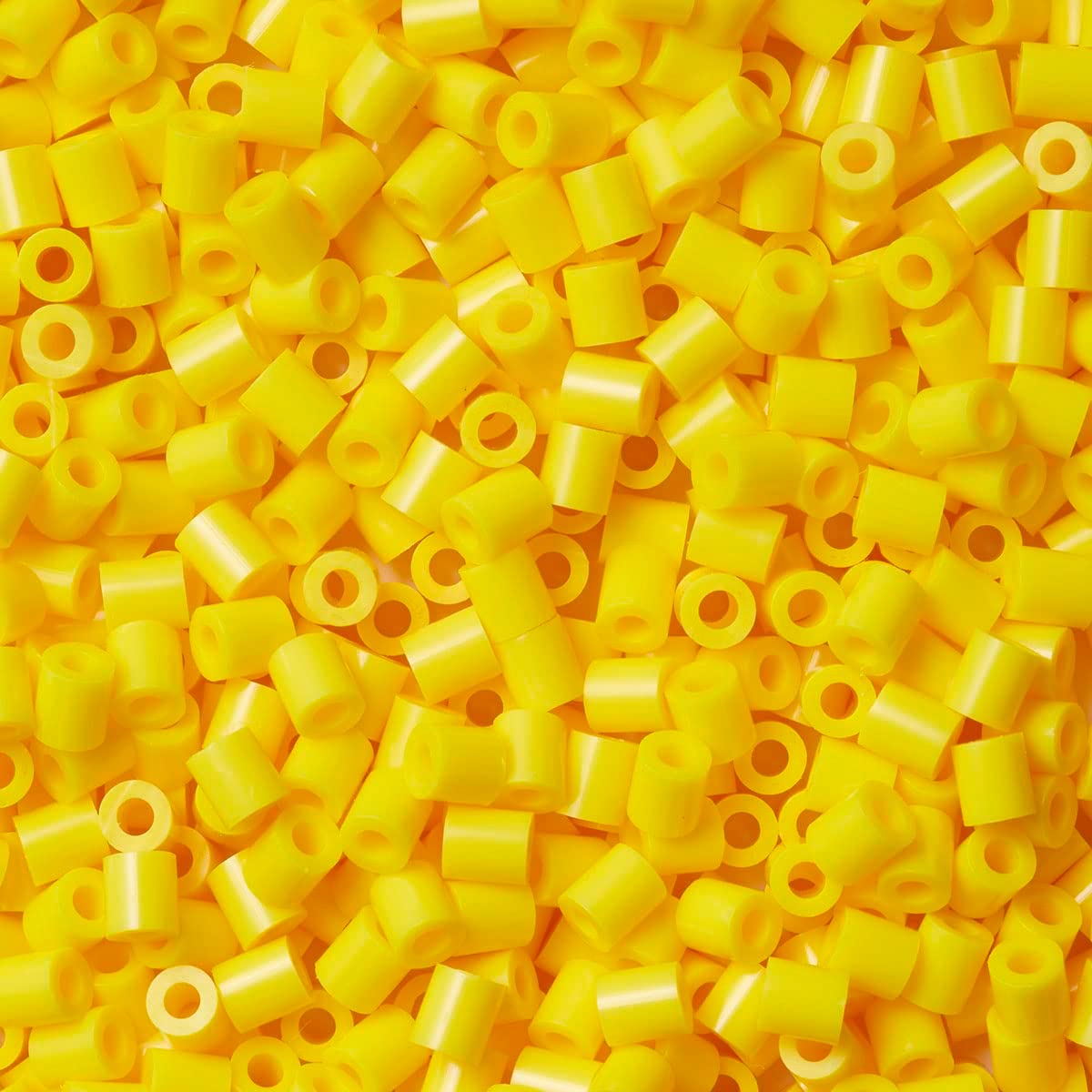 Sachet 1000 perles plastique jaune, HAMA