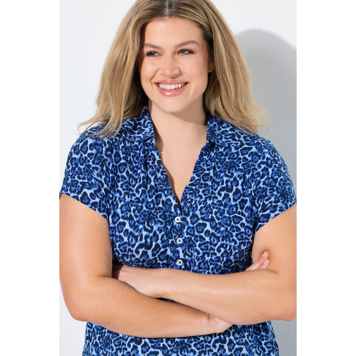 Pyjama motif léopard bleu nuit, ULLA POPKEN