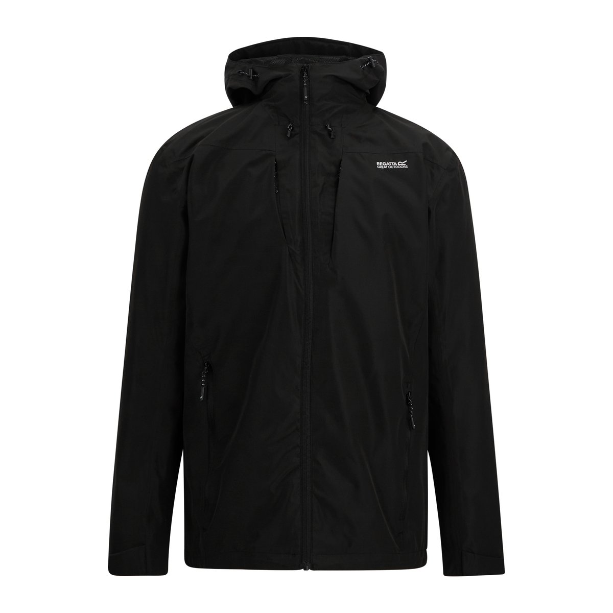 Veste imperméable à capuche CALDERDALE noir, REGATTA