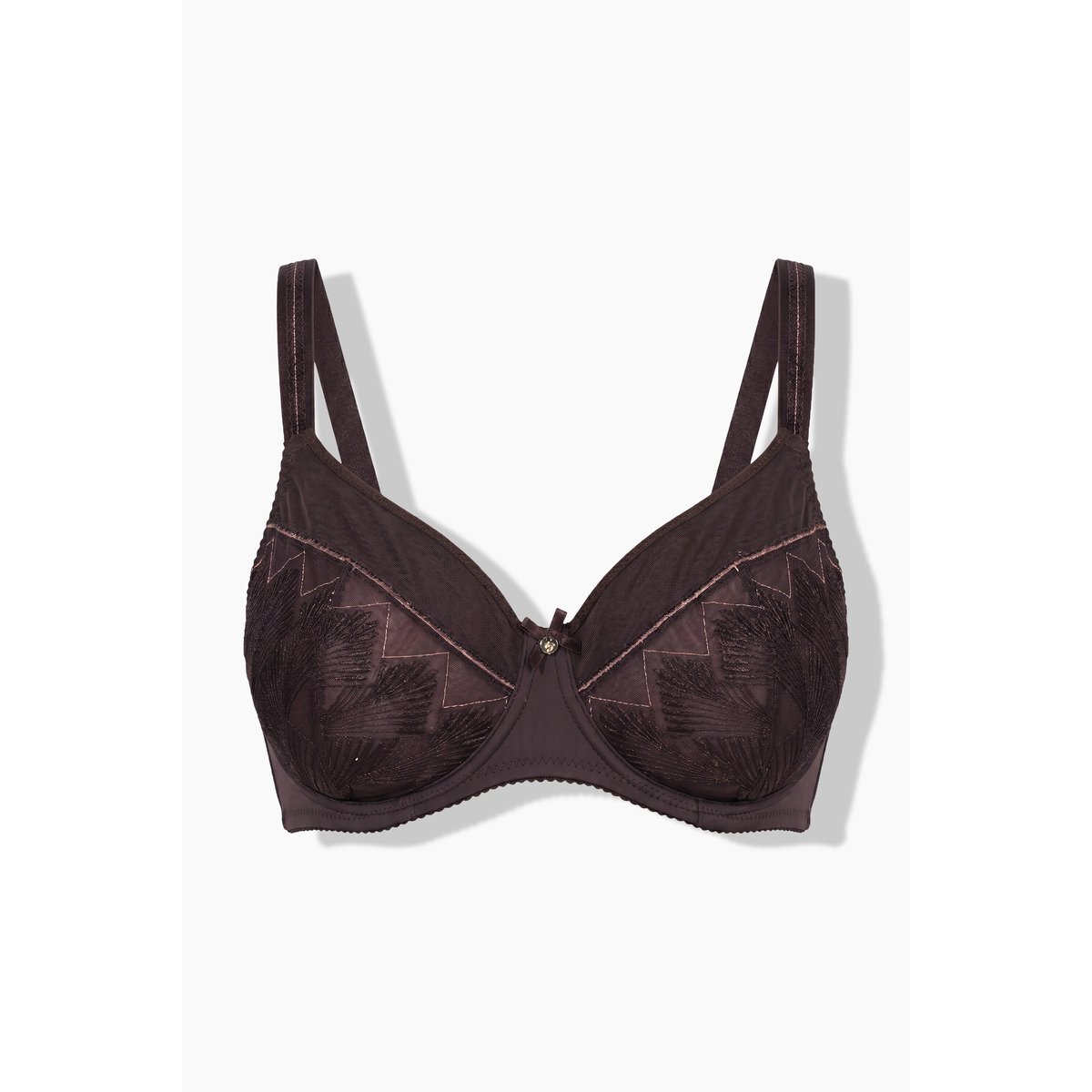 Soutien-gorge à armatures TruYou marron pin, ULLA POPKEN