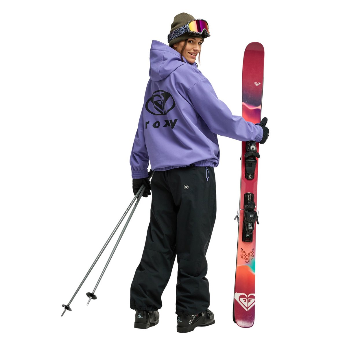 Pantalon de neige technique STEEPLAND. noir true black, ROXY