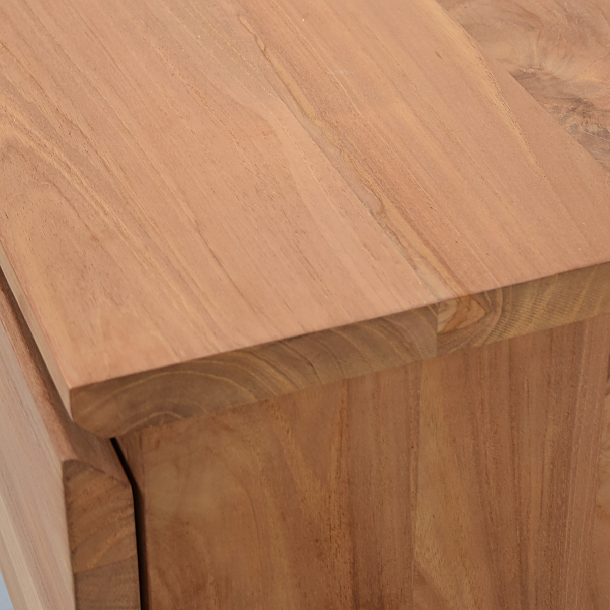 Meuble suspendu 2 tiroirs en teck massif 150 cm - KHALEI naturel, WILDWATER