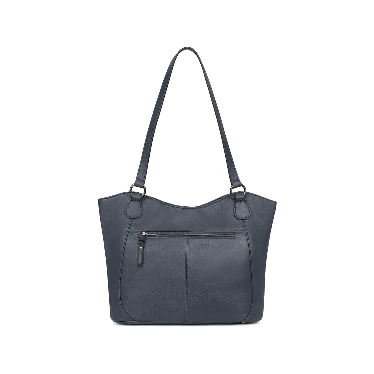 Sac porté épaule 2 anses SAUVAGE bleu nuit, HEXAGONA
