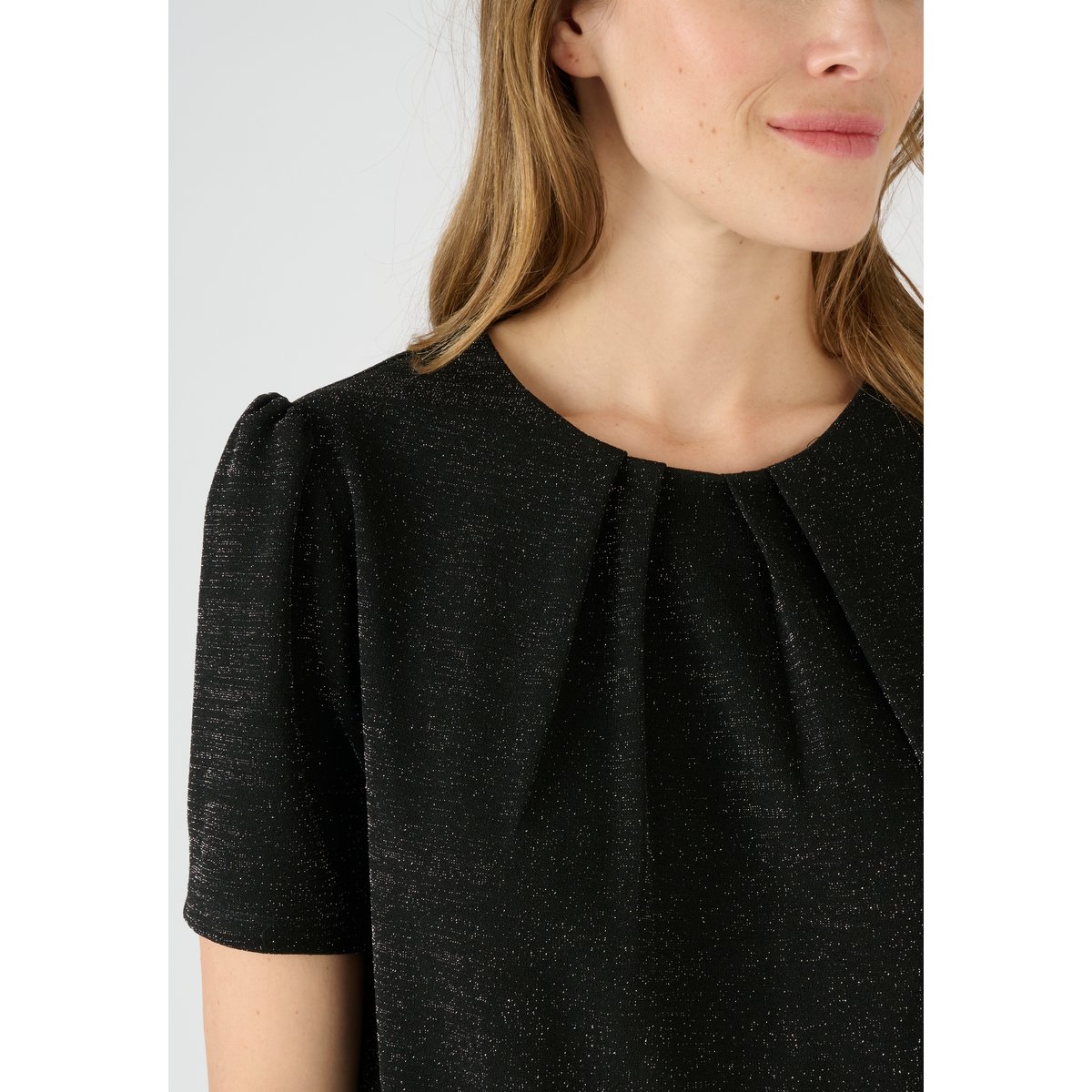 Robe en maille scintillante noir, DAMART