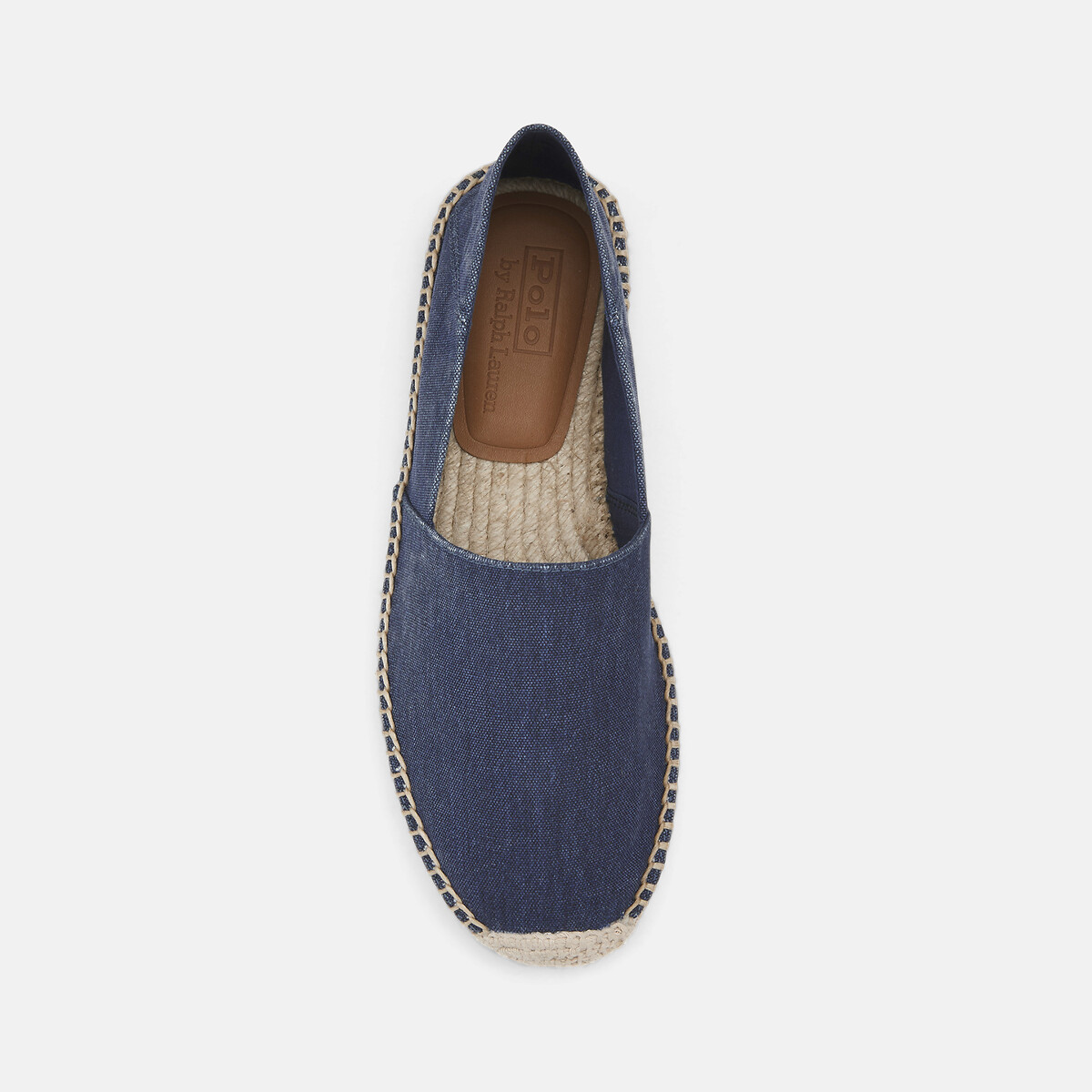 Espadrilles en coton bleu marine, POLO RALPH LAUREN